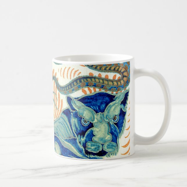 Mug Tigre de William De Morgan The et le serpent (Droite)
