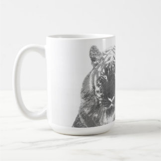 Mug Tigre noir et blanc