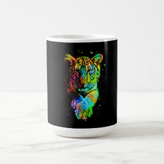 Mug Tigre Pop Art coloré