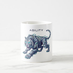 Mug Tigre Robotique Futuriste