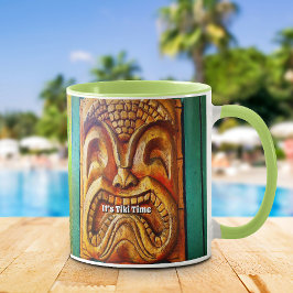 Mug Tiki Time Tropical Vintage rétro Cool Fun Fierce