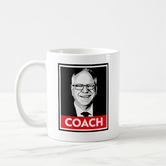 Mug Tim Walz COACH (Gauche)