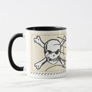 Mug Timbre crâne amusant 5