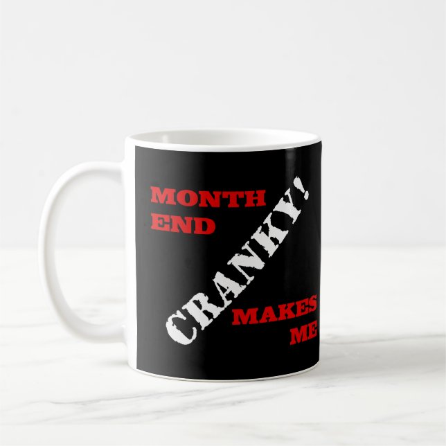 Mug Timbre d'approbation de fin du mois de (Gauche)