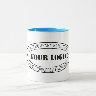 Mug Timbre d'entreprise du logo d'entreprise personnal