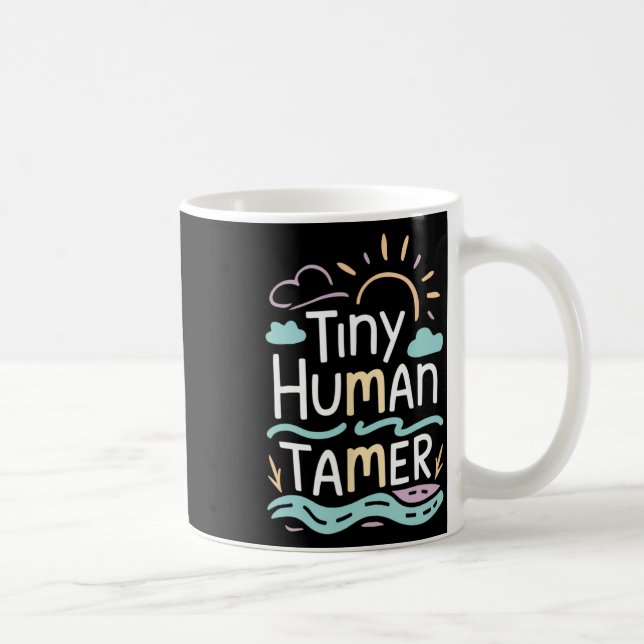 Mug Tiny Human Tamer Back To School Elementary Teacher (Droite)