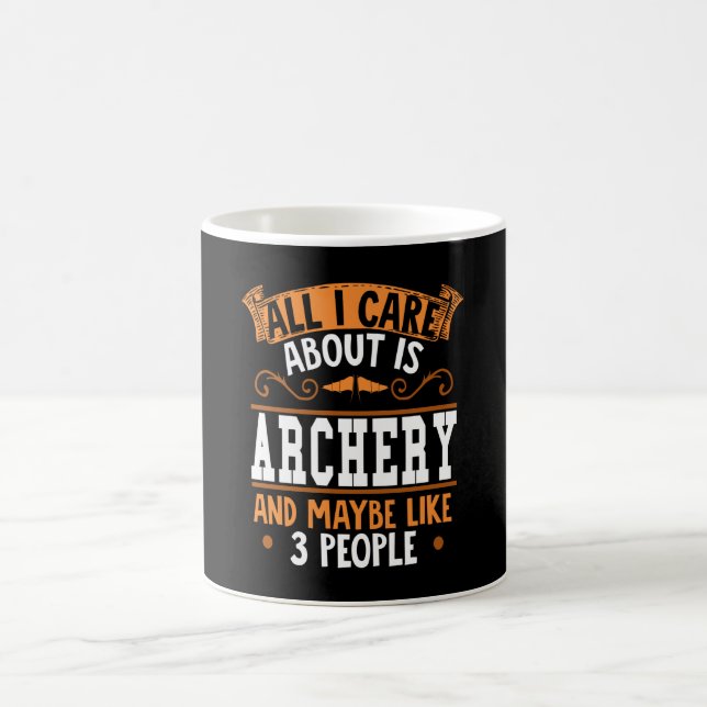 Mug Tir À L'Arc - Tout Ce Qui M'Intéresse, C'Est Le Ti (Centre)