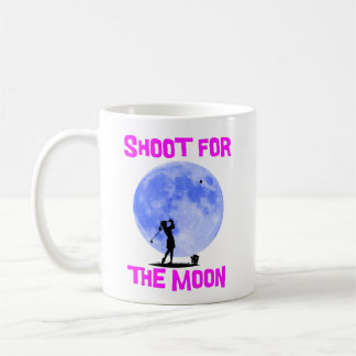 Mug Tir Pour Les Objectifs Féminins De La Lune Golfeus