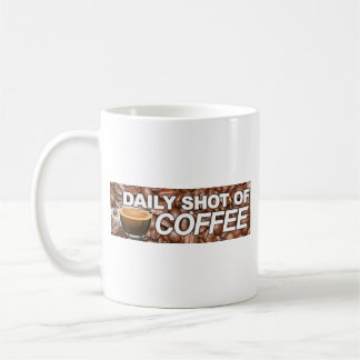 Mug Tir quotidien de café - mon groupe sanguin est