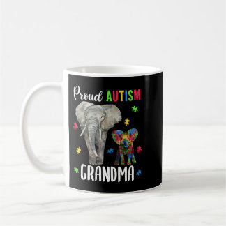 Mug Tiré De Sensibilisation sur l'autisme De Grand-Mèr