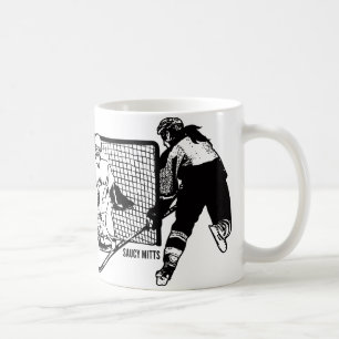 Mug Tiré Sur Le Hockey Net (femelle)