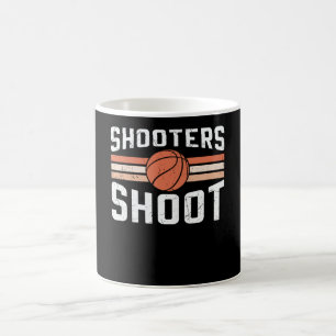Mug Tireurs qui tirent au panier Conception de baske