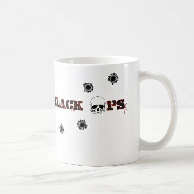 Mug Tirs de crâne de BlackOps (Droite)