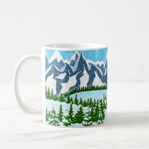 Mug tissage géométrique rhombus fait à la main avec le