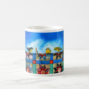 Mug tissu 11 x 14 des pinsons n pour 16 x 20