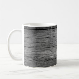 Mug Tissu de grain gris de bois