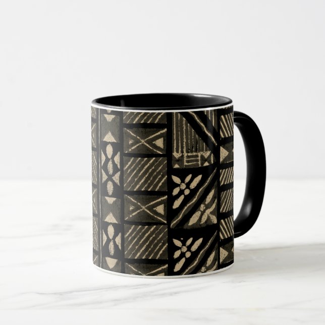 Mug Tissu de tapa hawaïen (Devant droit)
