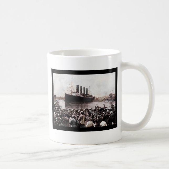 Mug Titanic quitte Southhampton (Droite)