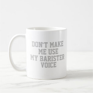 Mug Titre de métier personnalisé Barister Bureau drôle