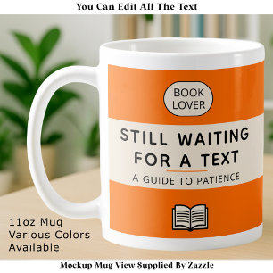 Mug Titre de patience drôle Couverture de livre de poc