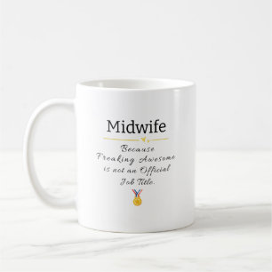 Mug Titre du travail génial de la ménagère