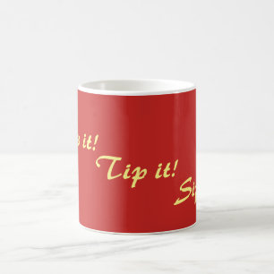 Mug titre original rime amusante en buvant un slogan