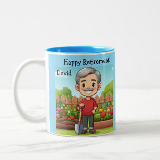 Mug to celebrate retirement  zweifarbige tasse