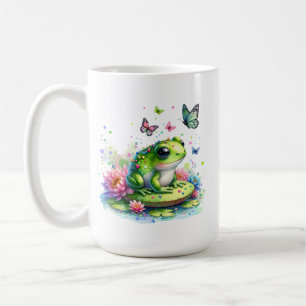 Mug Toad Whimsical, Fleurs et Papillons
