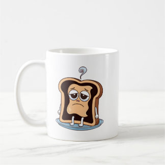 Mug Toast brûlé avec crise existentielle