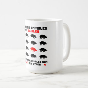 Mug Todos los animaux son iguales 2