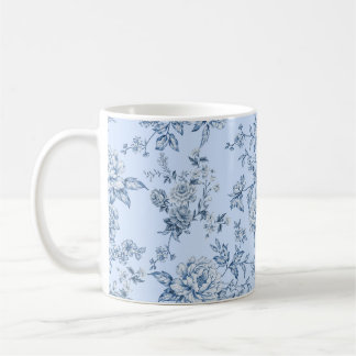 Mug Toile Bleue