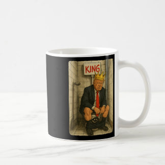 Mug Toilet Throne King – Satirical Trump Artwork 