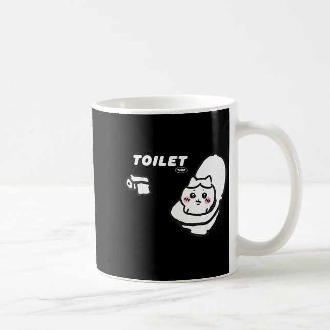 Mug Toilet Time Chikawa Meme Tee  (Droite)