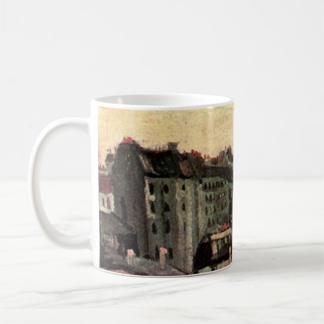 Mug Toits et sacs de maisons par Vincent van Gogh (Gauche)