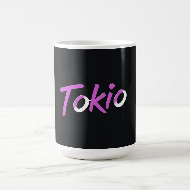 Mug Tokio violet et blanc (Centre)