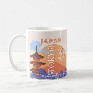 Mug Tokyo Japan Travel Art