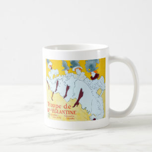 Mug Tolouse Lautrec Danseuses Filles Jaune