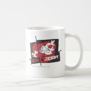 Mug Tom et Jerry rouges et noirs