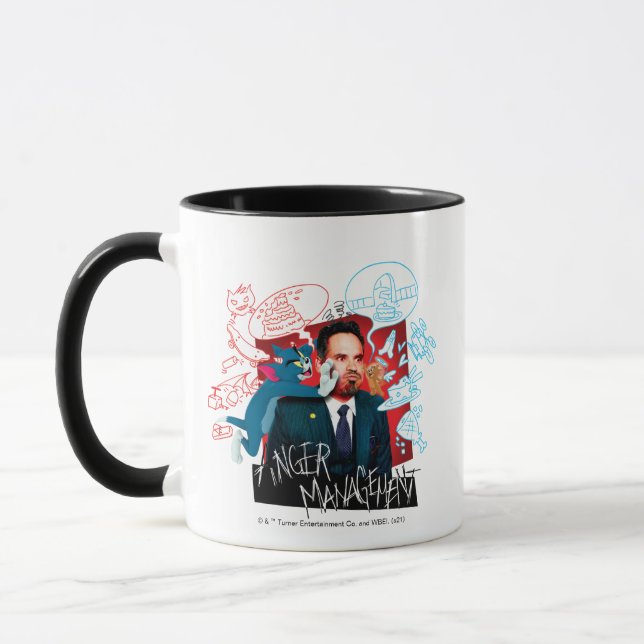Mug Tom & Jerry Avec Terrance - Gestion De La Colère (Gauche)