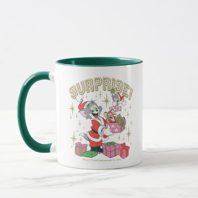 Mug Tom, Jerry et Nibbles Holiday Surprise (Gauche)