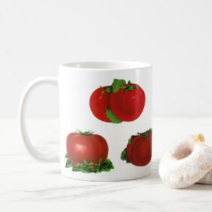 Mug Tomates vintages rouges mûres Nourriture, Fruits,