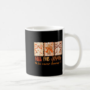 Mug Tombez amoureux de Jésus Il ne quitte jamais Thank