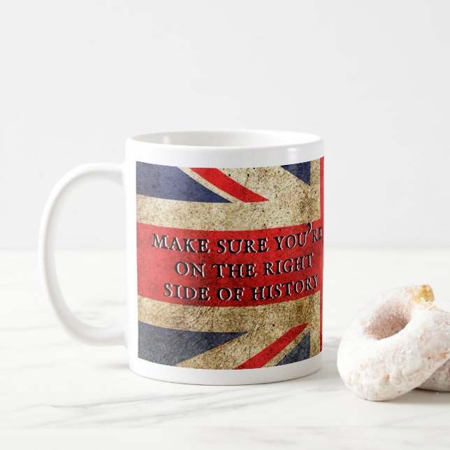 Mug Tommy Robinson - Côté Droit De L'Histoire (+Drapea (Avec donut)