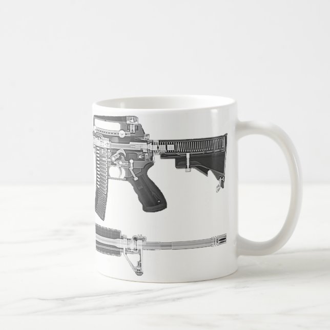 Mug Tomodensitométrie AR-15/IMAGE DÉTAILLÉE de RAYON X (Droite)
