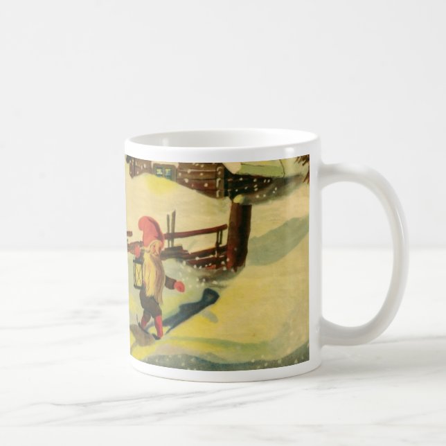 Mug Tomten observant la ferme (Droite)