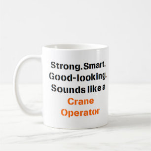 Mug tondeuse de l'opérateur de grue