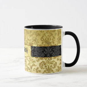 Mug Tons or Vintage Damas florales 2 Customisés