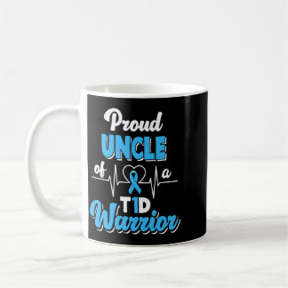 Mug Tonton fier d'un guerrier T1D diabétique homme
