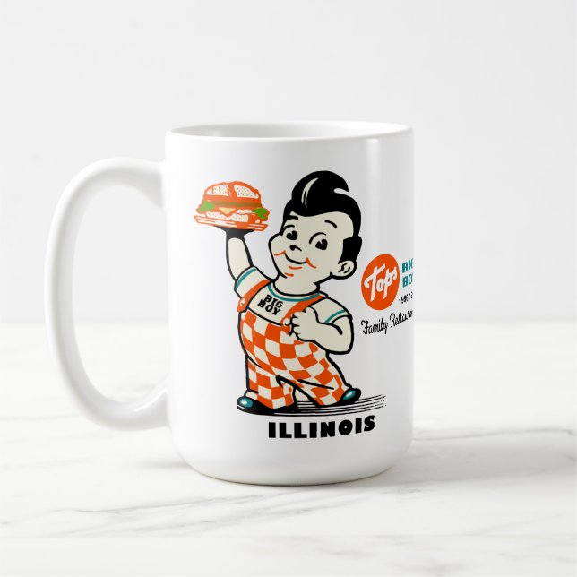 Mug Top Restaurants Big Boy de l'Illinois (Gauche)