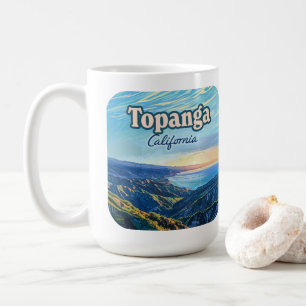 Mug Topanga California Canyon Los Angeles Vintage